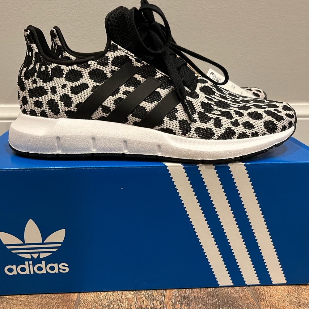 Adidas Swift Run Leopard Print Shoes